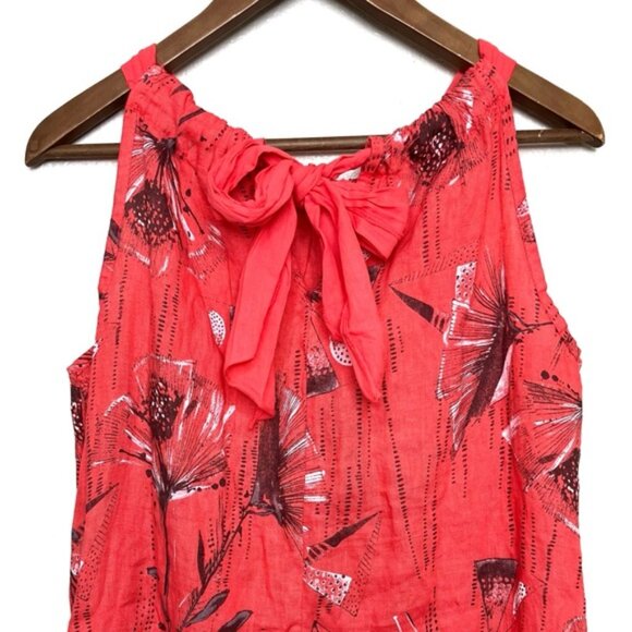 Bellambra Tiered Linen Midi Dress - Picture 5 of 9